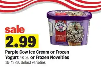 Meijer Purple Cow Ice Cream or Frozen Yogurt offer