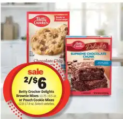 Meijer Betty Crocker Delights Brownie Mixes offer