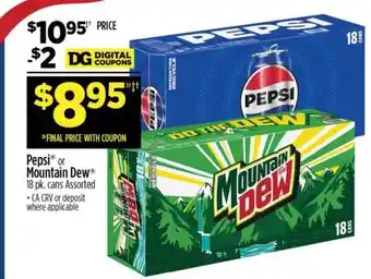 Pepsi or Mountain Dew
