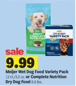 Meijer Meijer Wet Dog Food Variety Pack offer