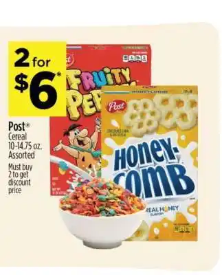 Dollar General Post Cereal offer