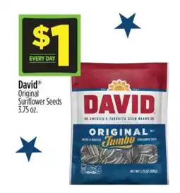 Dollar General David Original Sunflower Seeds offer
