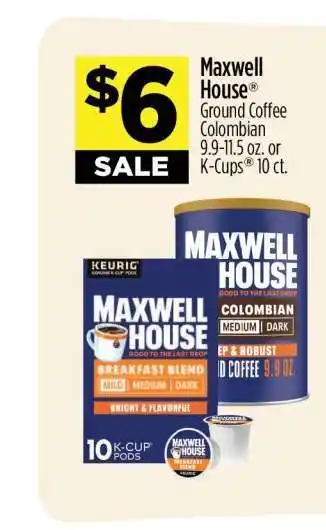 Dollar General Maxwell House offer