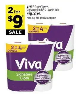 Dollar General Viva Paper Towels offer