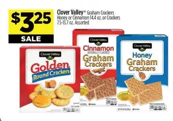 Dollar General Clover Valley Graham Crackers offer