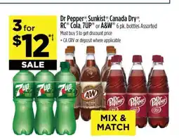 Dollar General Dr Pepper, Sunkist, Canada Dry, RC Cola, 7UP or A&W offer