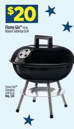 Dollar General Flame Glo 14 in. Round Tabletop Grill offer