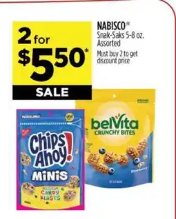 Dollar General Nabisco Snak-Saks offer