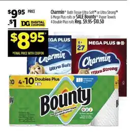 Dollar General Bounty Paper Towels offer