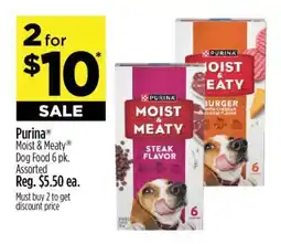 Dollar General Purina Moist & Meaty offer
