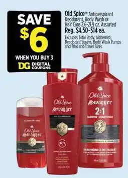 Dollar General Old Spice offer