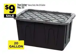 Dollar General True Living Heavy Duty Tote 20 Gallon offer