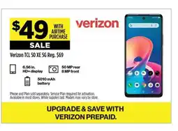 Dollar General Verizon TCL 50 XE 5G offer