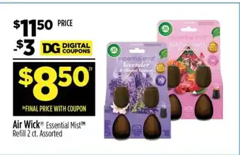 Dollar General Air Wick Essential Mist offer