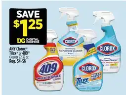 Dollar General ANY Clorox , Tilex or 409 Cleaner offer