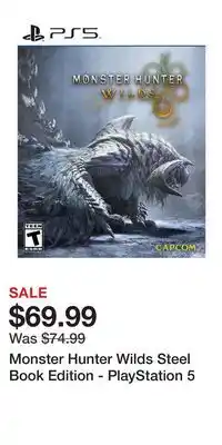 Game Stop Monster Hunter Wilds Steel Book Edition - PlayStation 5 offer
