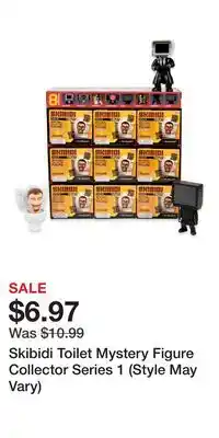 Game Stop Skibidi Toilet Mystery Figure Collector Series 1 (Style May Vary) offer
