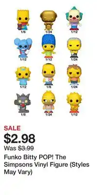 Game Stop Funko Bitty POP! The Simpsons Vinyl Figure (Styles May Vary) offer