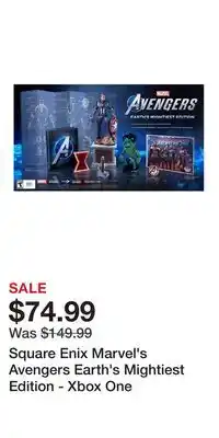 Game Stop Square Enix Marvel's Avengers Earth's Mightiest Edition - Xbox One offer