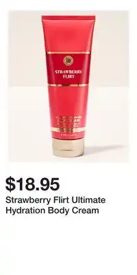 Bath & Body Works Strawberry Flirt Ultimate Hydration Body Cream offer