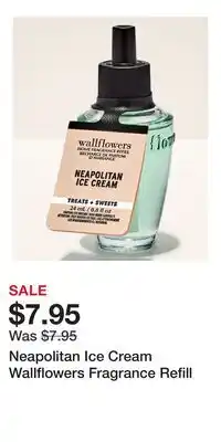Bath & Body Works Neapolitan Ice Cream Wallflowers Fragrance Refill offer