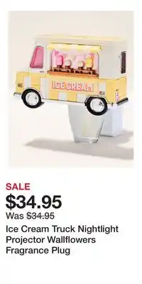 Bath & Body Works Ice Cream Truck Nightlight Projector Wallflowers Fragrance Plug offer