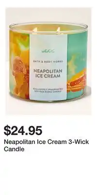 Bath & Body Works Neapolitan Ice Cream 3-Wick Candle offer