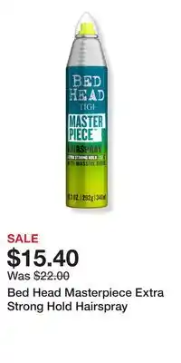 Ulta Beauty Bed Head Masterpiece Extra Strong Hold Hairspray offer