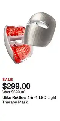 Ulta Beauty Ulike ReGlow 4-in-1 LED Light Therapy Mask offer