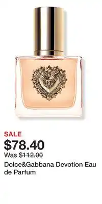 Ulta Beauty Dolce&Gabbana Devotion Eau de Parfum offer