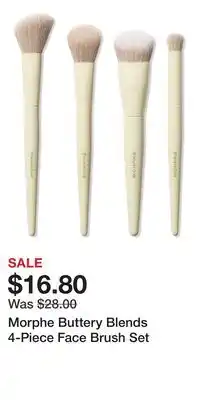 Ulta Beauty Morphe Buttery Blends 4-Piece Face Brush Set offer