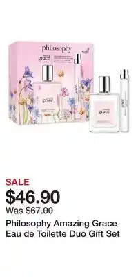 Ulta Beauty Philosophy Amazing Grace Eau de Toilette Duo Gift Set offer