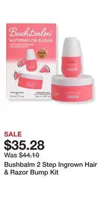 Ulta Beauty Bushbalm 2 Step Ingrown Hair & Razor Bump Kit offer