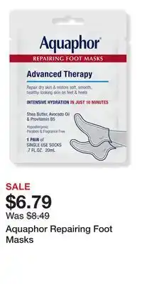 Ulta Beauty Aquaphor Repairing Foot Masks offer