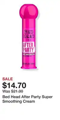 Ulta Beauty Bed Head After Party Super Smoothing Cream offer