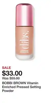Ulta Beauty BOBBI BROWN Vitamin Enriched Pressed Setting Powder offer