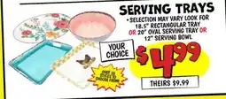 Ollie's SERVING TRAYS offer