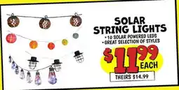 Ollie's SOLAR STRING LIGHTS offer