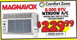 Ollie's 8, 000 BTU WINDOW A/C offer