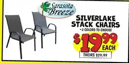 Ollie's Sarasota Breeze SILVERLAKE STACK CHAIRS offer
