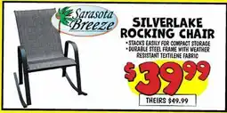 Ollie's Sarasota Breeze SILVERLAKE ROCKING CHAIR offer