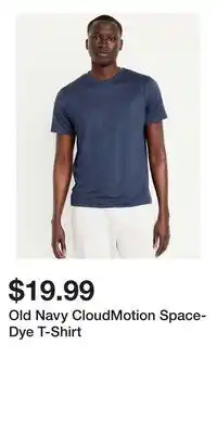 Old Navy Old Navy CloudMotion Space-Dye T-Shirt offer