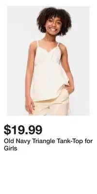 Old Navy Old Navy Triangle Tank-Top for Girls offer