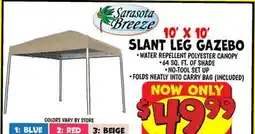 Ollie's 10' X 10' SLANT LEG GAZEBO offer