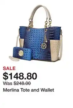 Belk Merlina Tote and Wallet offer