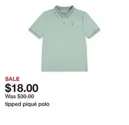 Belk tipped piqué polo offer