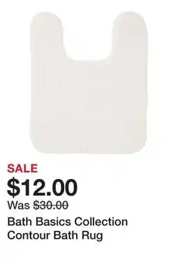 Belk Bath Basics Collection Contour Bath Rug offer