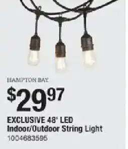 The Home Depot LED indoor/outdoor string light offer