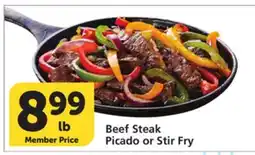 Albertsons Beef Steak Picado or Stir Fry offer