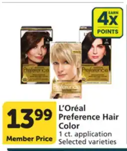 Albertsons L'Oréal Preference Hair Color offer